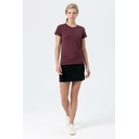 Футболка женская Regent Fit Women бордовый меланж, размер L
