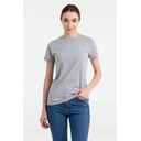 Футболка женская T-bolka Stretch Light Lady, серый меланж, размер XXL