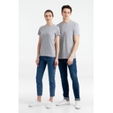 Футболка женская T-bolka Stretch Light Lady, серый меланж, размер XXL
