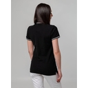 Рубашка поло женская Virma Stripes Lady, черная, размер S