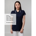 Рубашка поло женская Virma Stripes Lady, темно-синяя, размер S