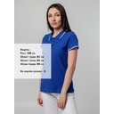 Рубашка поло женская Virma Stripes Lady, ярко-синяя, размер S