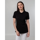 Рубашка поло женская Virma Stretch Lady, черная, размер S