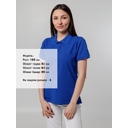 Рубашка поло женская Virma Stretch Lady, ярко-синяя, размер S