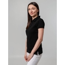 Рубашка поло женская Virma Premium Lady, черная, размер S