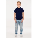 Рубашка поло детская Virma Kids, темно-синяя, 6 лет