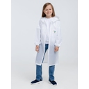 Дождевик детский Rainman Kids белый, 7-9 лет