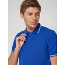 Рубашка поло Virma Stripes, ярко-синяя, размер S