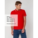 Рубашка поло Virma Stripes, красная, размер M