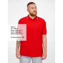 Рубашка поло Virma Stripes, красная, размер M