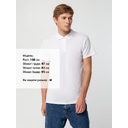 Рубашка поло мужская Summer 170 белая, размер XS