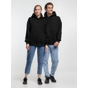 Худи оверсайз Kulonga Comfort Heavy, черное, размер XS/S