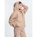 Худи Kulonga Oversize, бежевое, размер XS/S