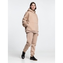 Худи Kulonga Oversize, бежевое, размер XS/S