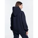 Худи Kulonga Oversize, темно-синее (кобальт), размер ХS/S