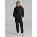 Худи Kulonga Oversize, темно-зеленый хаки, размер XS/S