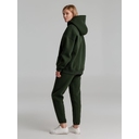 Худи Kulonga Oversize, темно-зеленый хаки, размер XS/S