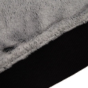 Худи Furry Oversize, черное, размер XS/S