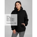 Худи Furry Oversize, черное, размер XS/S