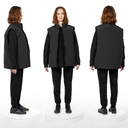 Жилет двусторонний V2, черный, размер 5XL/6XL