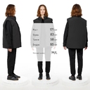 Жилет двусторонний V2, черный, размер 5XL/6XL