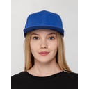 Бейсболка Snapback с прямым козырьком, ярко-синяя