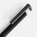Ручка шариковая Standic с подставкой для телефона, черная
