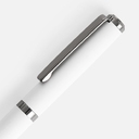 Ручка шариковая Inkish Gunmetal в футляре, белая