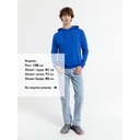 Худи унисекс Westray, синее, размер M