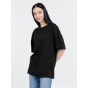 Футболка оверсайз унисекс Big Haul, черная, размер S