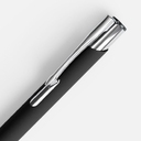Ручка шариковая Keskus Soft Touch, черная