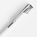 Ручка шариковая Keskus Soft Touch, белая