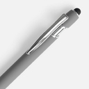 Ручка шариковая Pointer Soft Touch со стилусом, серая