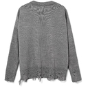 Джемпер оверсайз унисекс Grunge в сумке, серый, размер L/XL