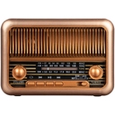 Bluetooth-колонка с радио Beatnik, коричневая
