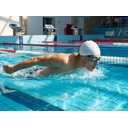 Шапочка для плавания Aquasana, белая