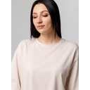 Футболка унисекс оверсайз Street Vibes, бежевая, размер XS/S