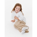 Футболка детская оверсайз Teezer, белая, 6 лет