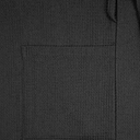 Халат вафельный Kimono, черный, размер M/L