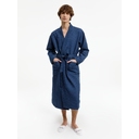 Халат вафельный Kimono, темно-синий, размер M/L