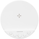 Bluetooth-колонка с беспроводной зарядкой relaxTime, белая