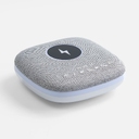 Bluetooth-колонка с беспроводной зарядкой и подсветкой Terrafonic, серая