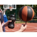 Складная бутылка для воды Basketball Flex, черная