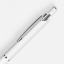 Ручка шариковая Chromos Soft Touch, белая