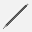 Ручка шариковая Slim Beam, серая