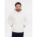 Худи оверсайз унисекс Snuggie, молочно-белое, размер XS/S