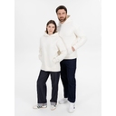 Худи оверсайз унисекс Snuggie, молочно-белое, размер XS/S