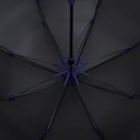 Зонт-трость Hidecolor с цветными спицами, черный с синим