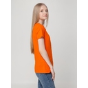 Футболка женская T-bolka Lady оранжевая, размер L