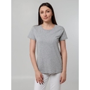 Футболка женская T-bolka Stretch Lady, серый меланж, размер S
